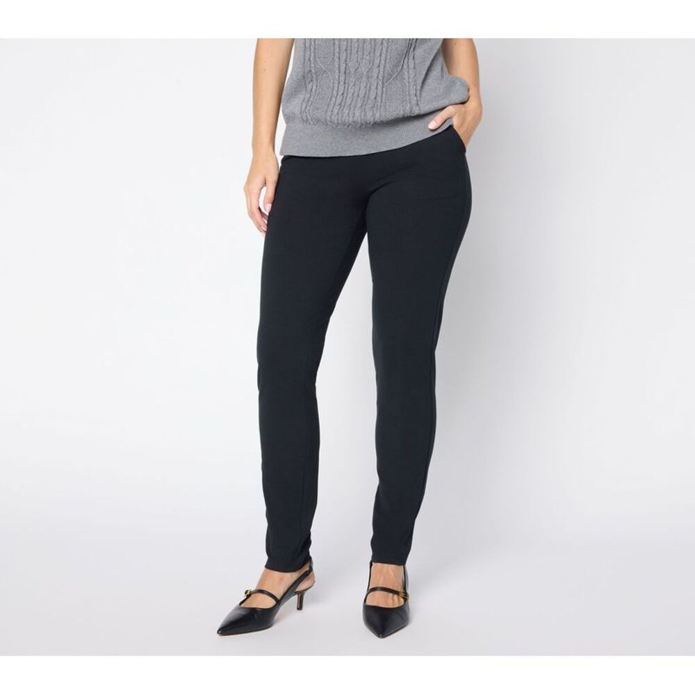 Women Control Women's Petite Pants PL Make Your Selection: Cotton Black